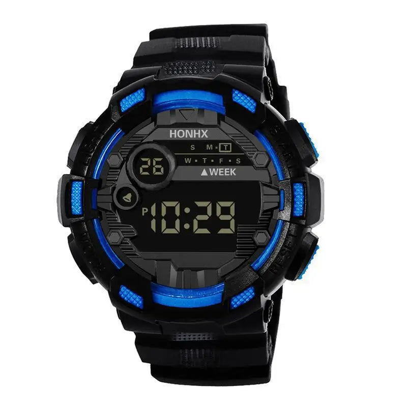 Men Sports Watch Simple Style Luminous Date Man Digital Watch Multifunctional Waterproof Smart Led Electronic Watches