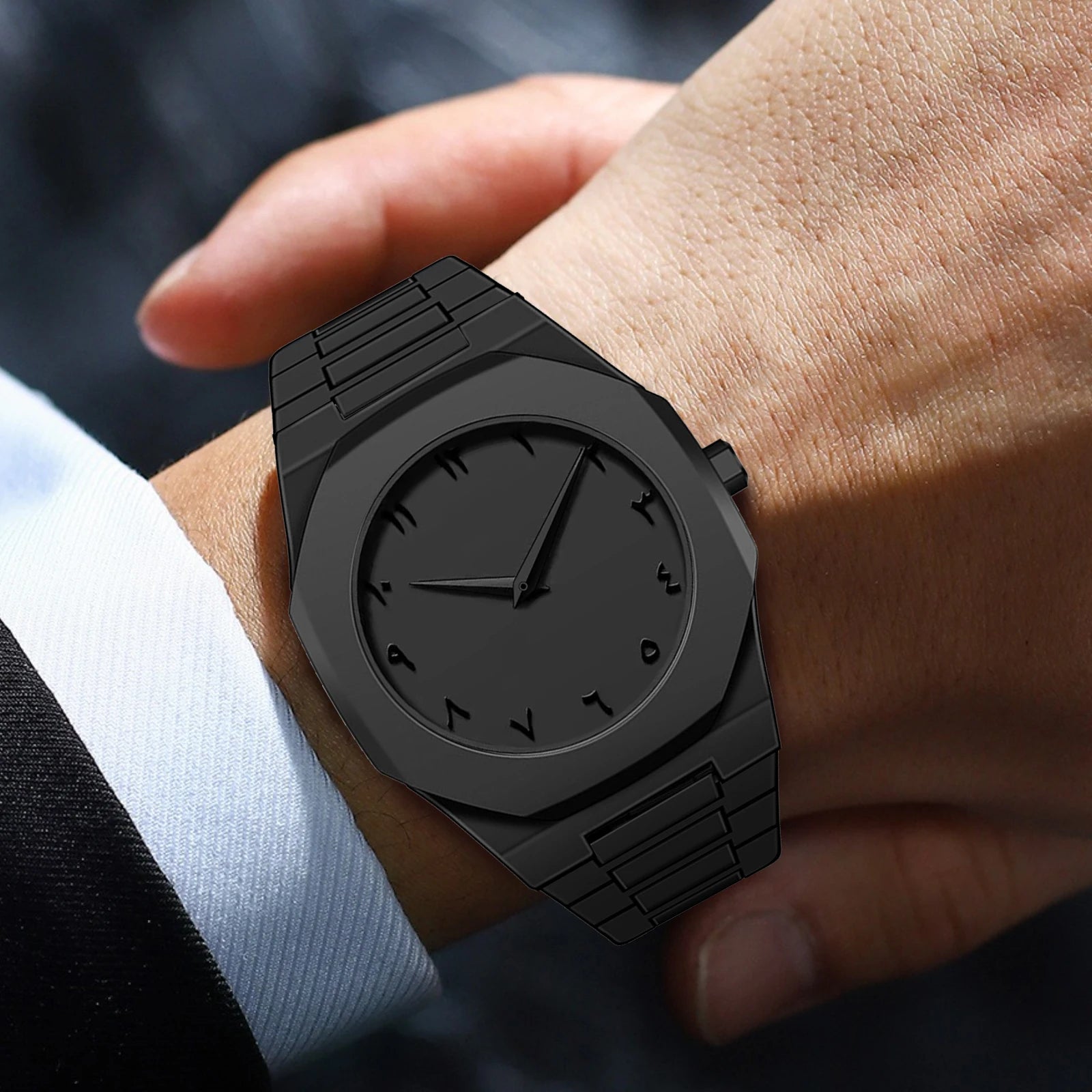 2025 New Modern Simple Creative Sports and Leisure Watch Creative Design Waterproof Quartz Movement Energy Watches Gift for Men