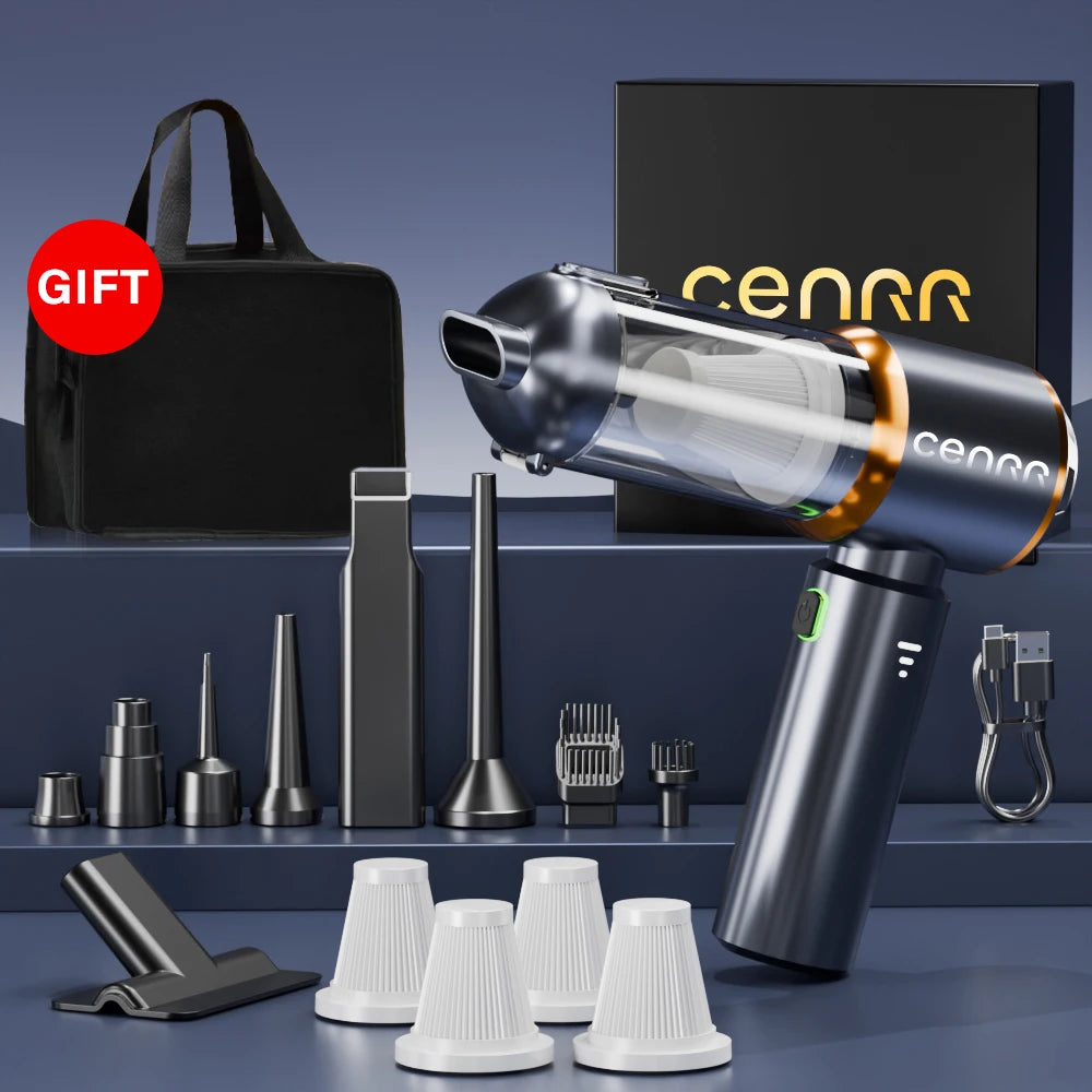 CENRR 2025 NEW Car Vacuum Cleaner Mini Powerful 998000PA Portable Vacuum Cleaner for Home Appliance Handheld Blower Car Cleaner
