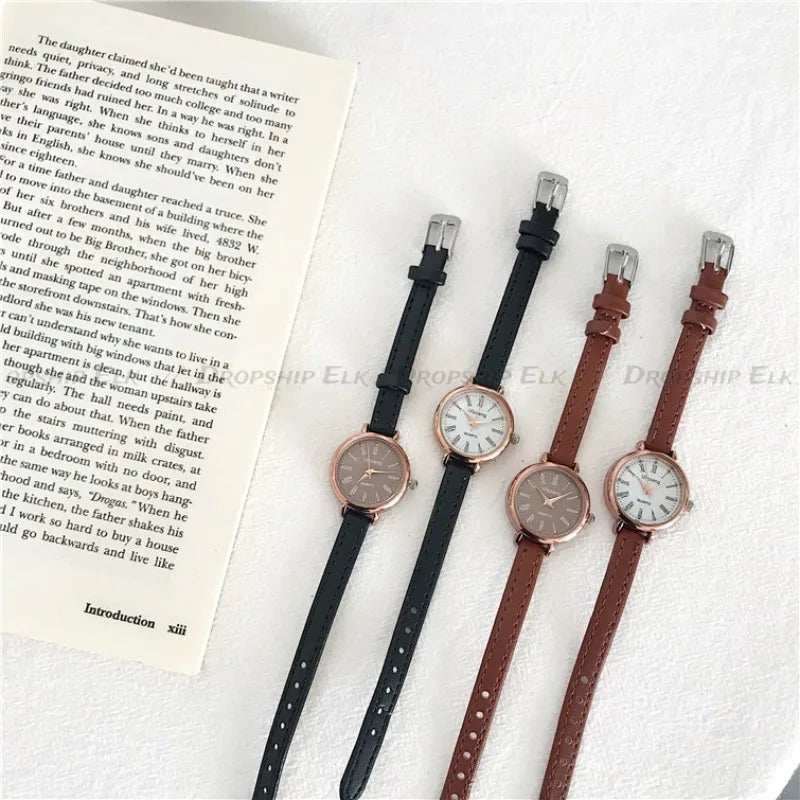 Simple Women's Watches Elegant Quartz Wristwatches Casual Watches Relogio Ladies Watch Girls Students Clock Gift Zegarek Damski