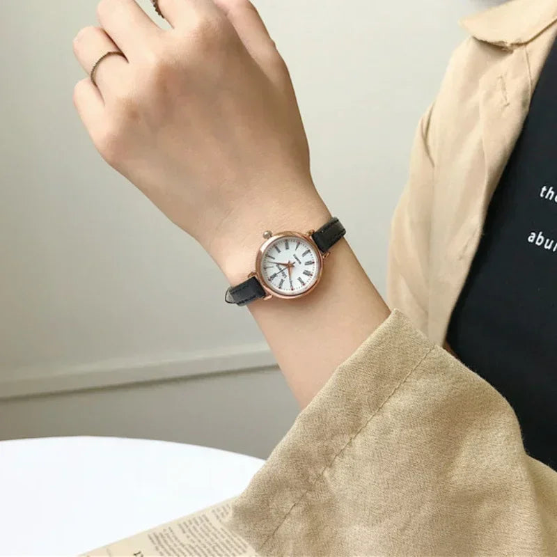 Simple Women's Watches Elegant Quartz Wristwatches Casual Watches Relogio Ladies Watch Girls Students Clock Gift Zegarek Damski