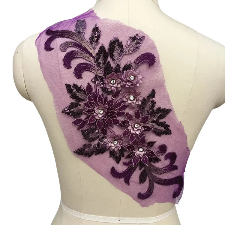 22 Color 3D Embroidery Lace Colored Material  Wedding Dresses, Stage Performance Costumes, Decorative Handicrafts  DIY Sewing