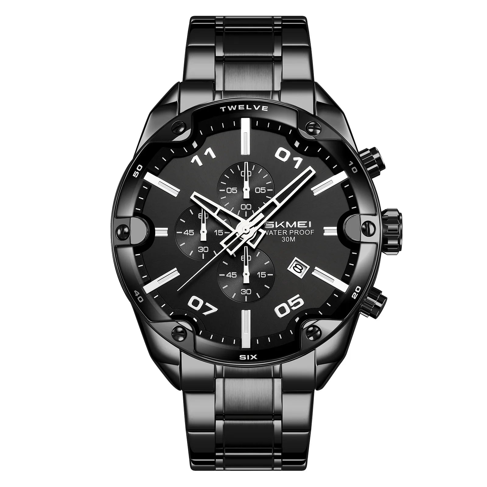 SKMEI 9387 Quartz Wristwatch Luxury Men Women Business Watch Fashion Timer 3 Bar Waterproof Sports Clock Date Countdown Display