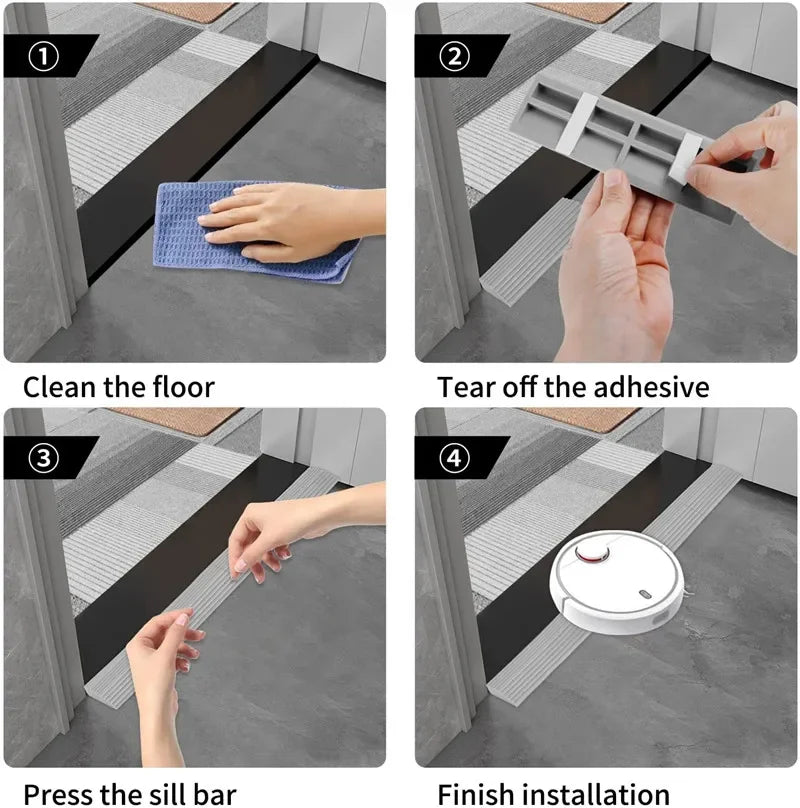 For iLife Xiaomi Roborock iRobot Roomba Robot Vacuum Sweeper Sill Bar Step Ramp Climbing Mat Replacement Accessories