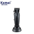2500mah Lithium Battery Adjustable Trimmer Kemei Km-2296 Usb Rechargeable Cordless Electric Body Groin Hair Trimmer For Men