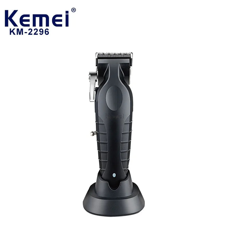 2500mah Lithium Battery Adjustable Trimmer Kemei Km-2296 Usb Rechargeable Cordless Electric Body Groin Hair Trimmer For Men