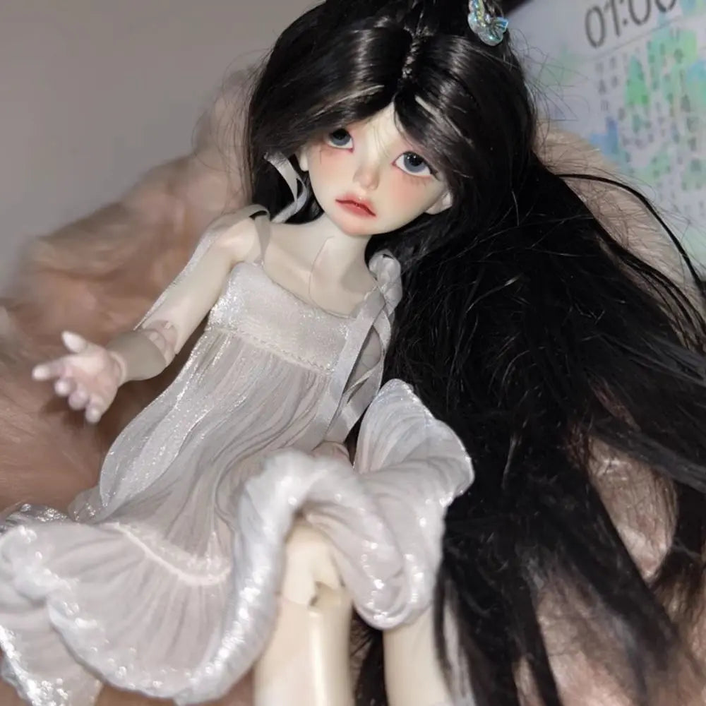 Pearlescent Doll Elegant Dresses Dress Up Humanoid Doll Princess Clothes Handmade Doll Outfit 1/6 BJD Clothes Dollhouse Toys