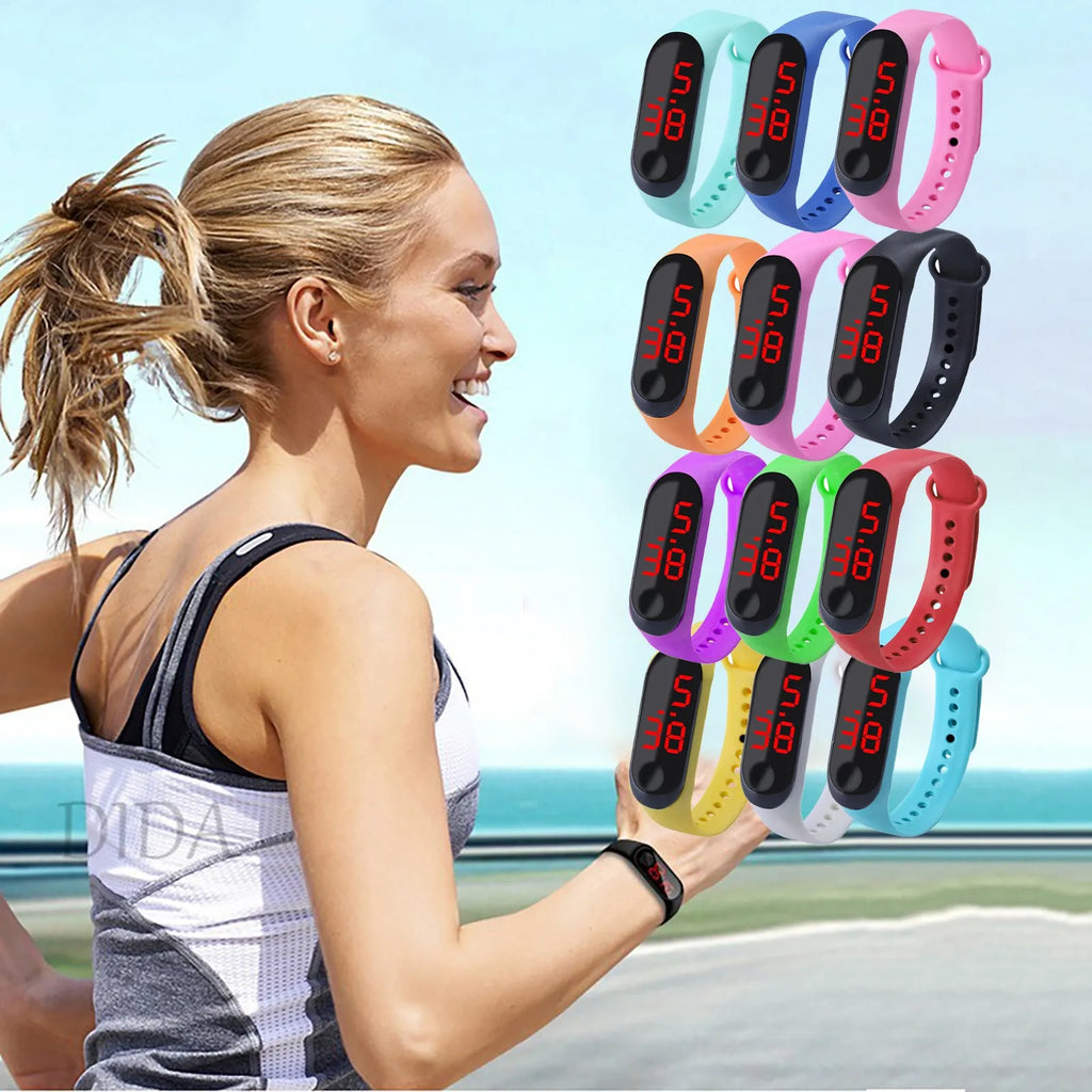 Sports Outdoor Bracelet Electronic Watch Sports Watch Casual Bracele Watch Wristwatch часы мужские наручные Smartwatch For Kids