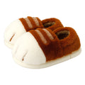 3D Cat Paw Plush Slippers Warm Slip-on House Shoes Anti Slip Flat Thermal Slippers Furry Paw Couple Slippers for Autumn Winter