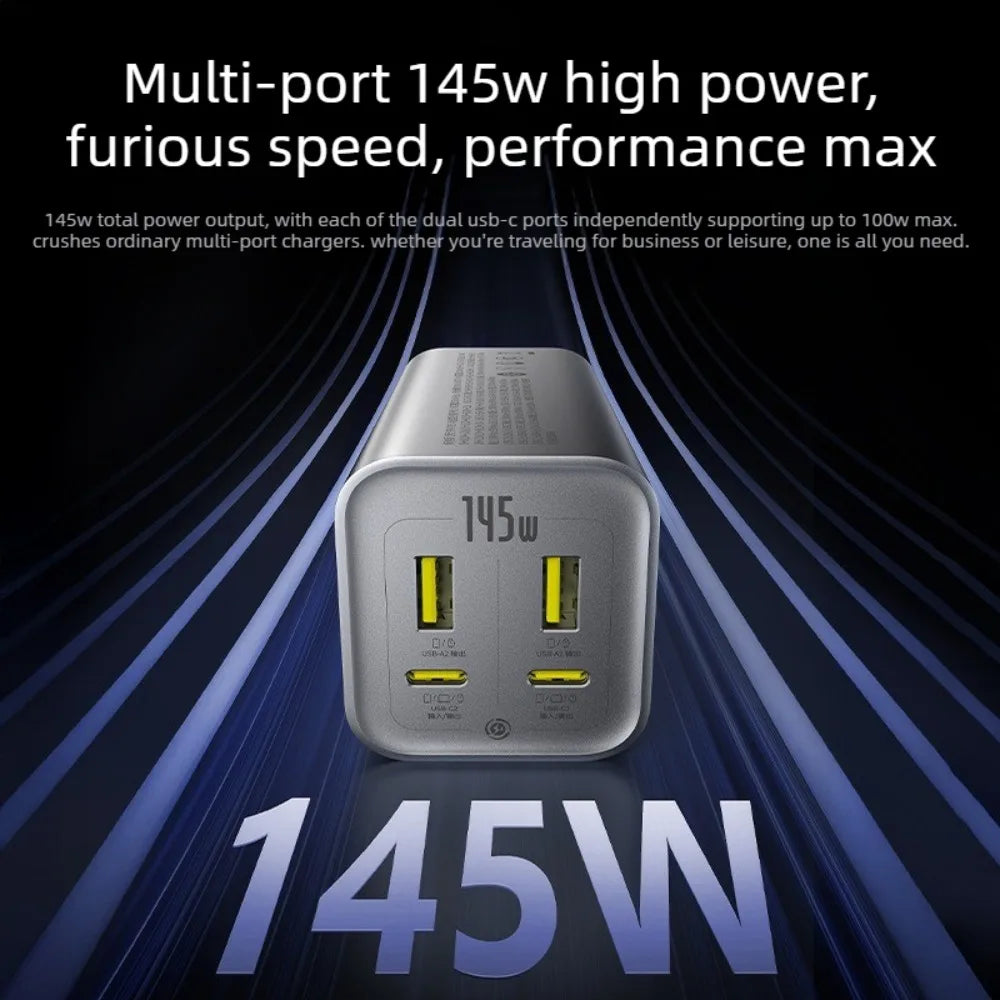 Power Bank 145W 20800mAh PD 100W Fast Charging  with Smart Digital Display Portable External PowerBank for Laptop Phone