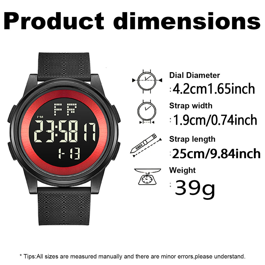 New Model of Electronic Sports Watch for Men and Women, Trendy and Fashionable, with Luminous Display, Multi-Functional, Suitable for Casual Outdoor Activities and Campus Use, for Middle and High School Students, Available in
