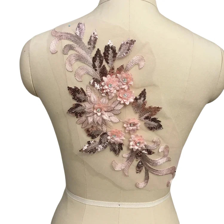 22 Color 3D Embroidery Lace Colored Material  Wedding Dresses, Stage Performance Costumes, Decorative Handicrafts  DIY Sewing