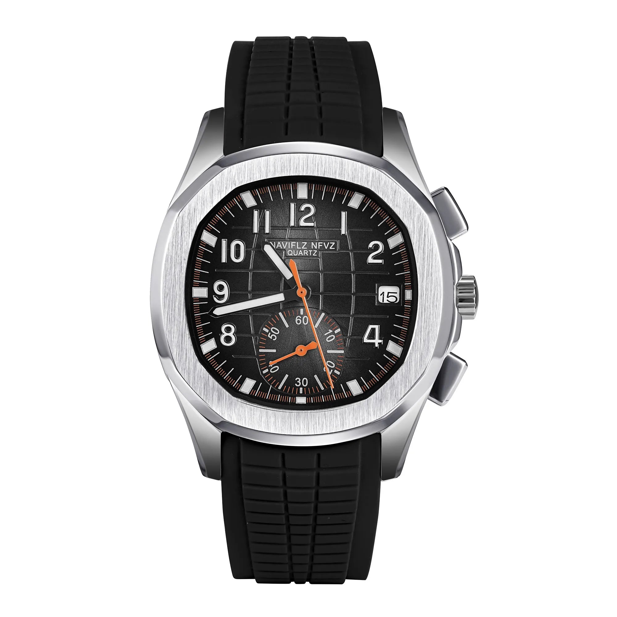 Dropshipping 2025 High Quality Selling Products Wristwatches For Men NAVIFLZ NFVZ Quartz Sports Watches Rubber Strap Waterproof