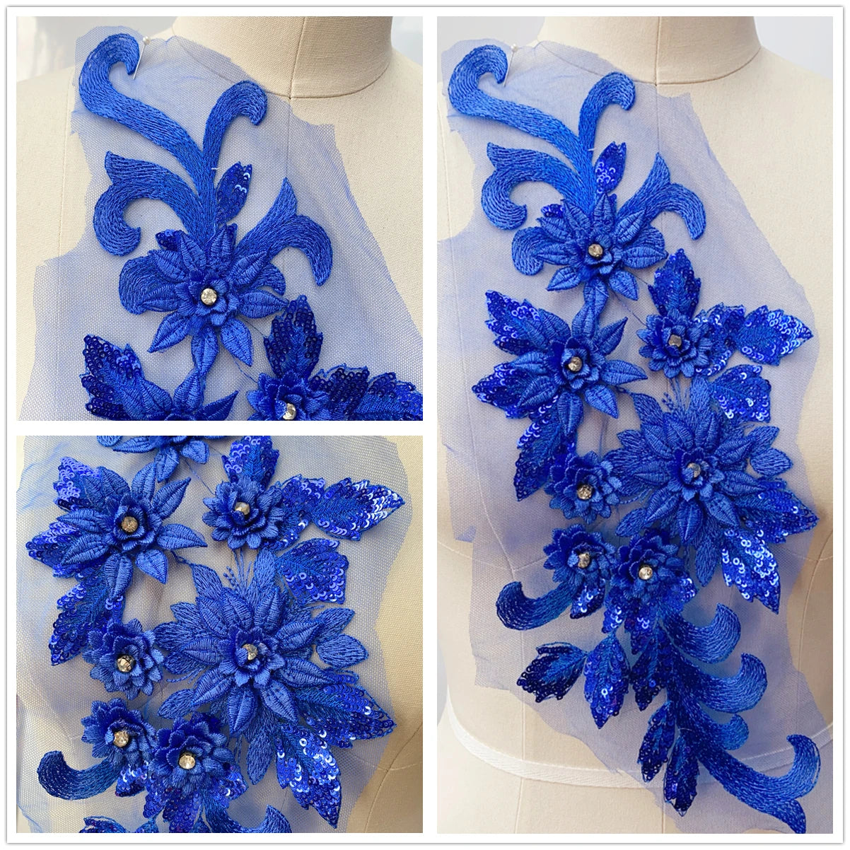22 Color 3D Embroidery Lace Colored Material  Wedding Dresses, Stage Performance Costumes, Decorative Handicrafts  DIY Sewing