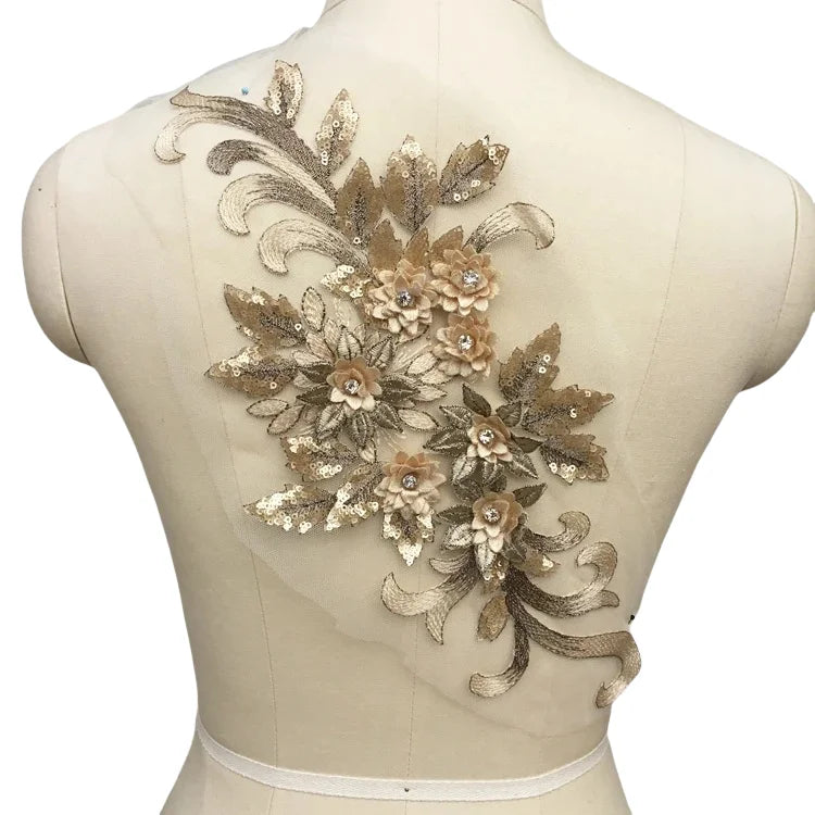 22 Color 3D Embroidery Lace Colored Material  Wedding Dresses, Stage Performance Costumes, Decorative Handicrafts  DIY Sewing