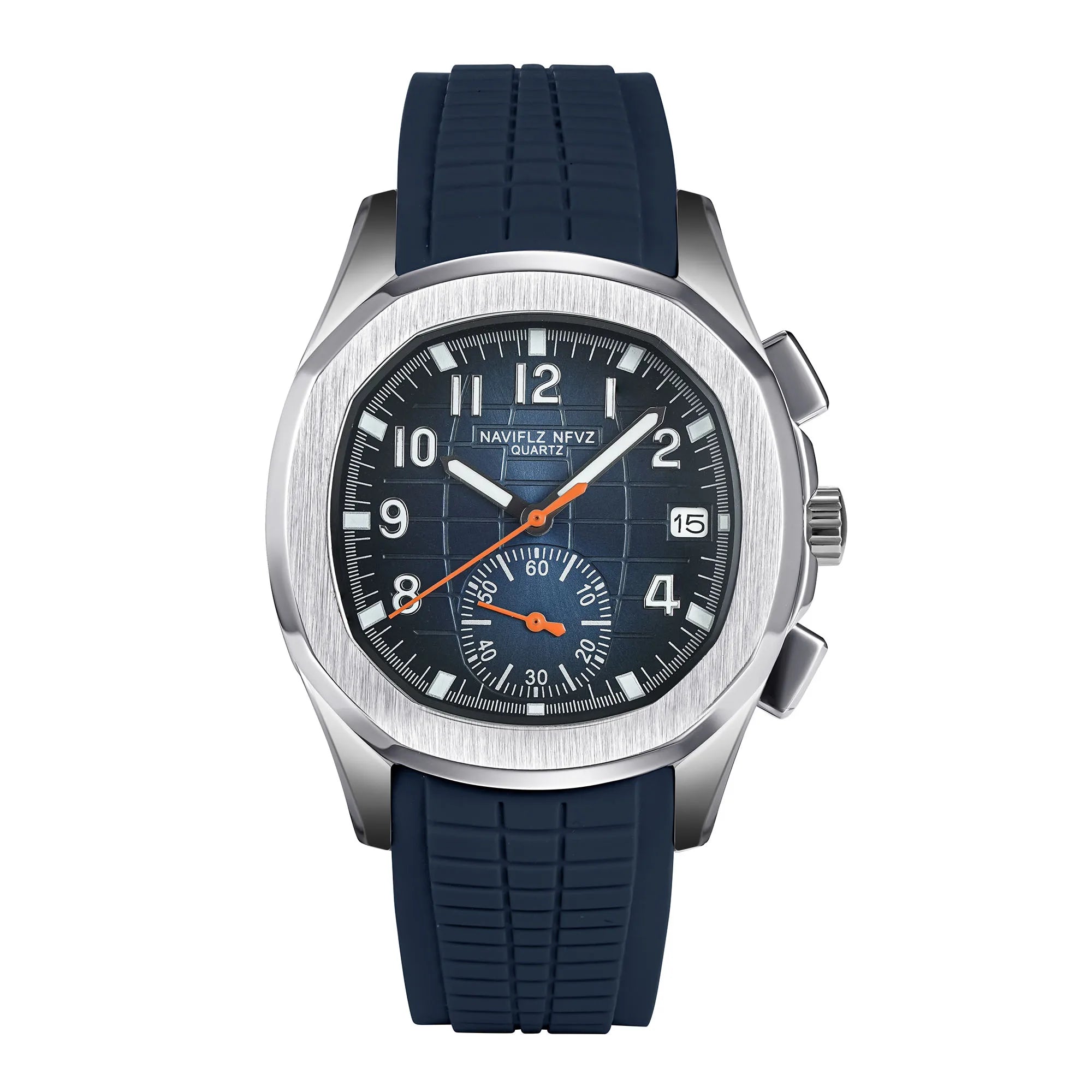 Dropshipping 2025 High Quality Selling Products Wristwatches For Men NAVIFLZ NFVZ Quartz Sports Watches Rubber Strap Waterproof