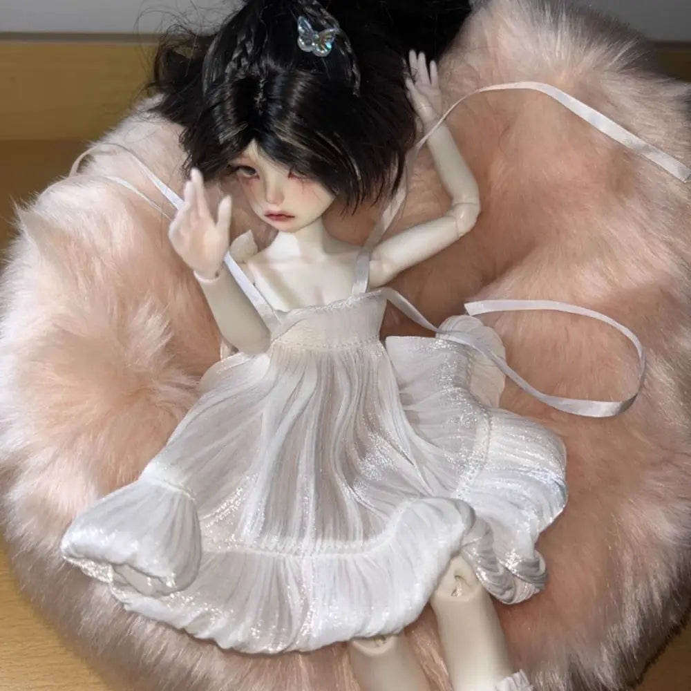 Pearlescent Doll Elegant Dresses Dress Up Humanoid Doll Princess Clothes Handmade Doll Outfit 1/6 BJD Clothes Dollhouse Toys
