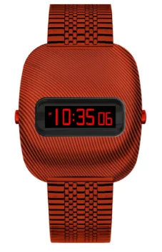 Smart Digital Calendar Simple Retro Wristwatch Square Dial Digital Watch with Electronic Movement Stainless Steel Strap 2026+
