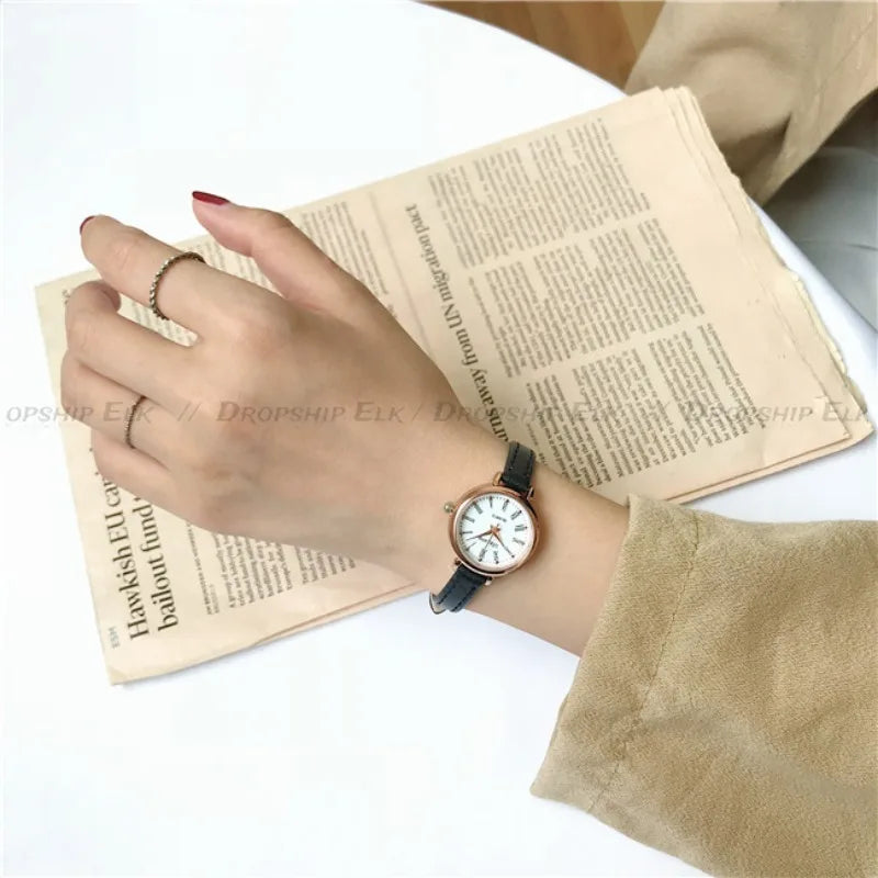 Simple Women's Watches Elegant Quartz Wristwatches Casual Watches Relogio Ladies Watch Girls Students Clock Gift Zegarek Damski
