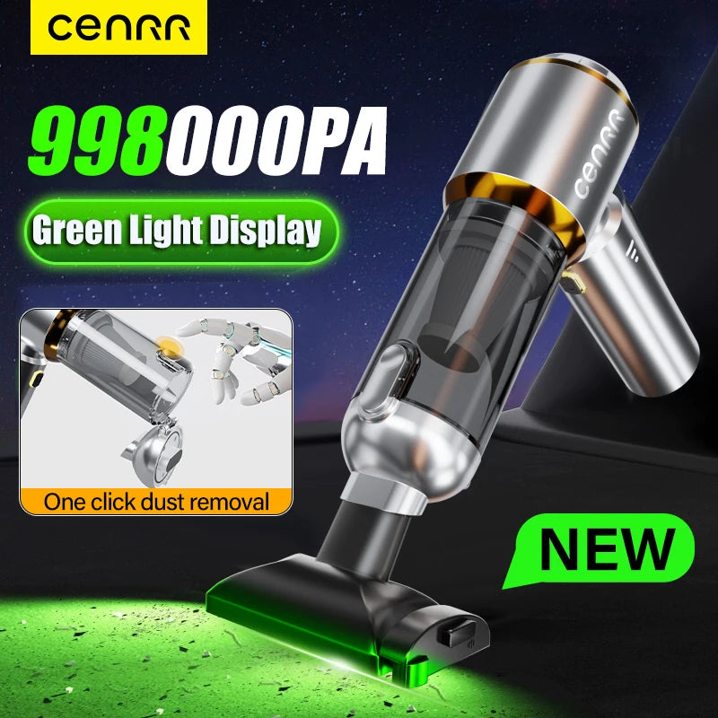 CENRR 2025 NEW Car Vacuum Cleaner Mini Powerful 998000PA Portable Vacuum Cleaner for Home Appliance Handheld Blower Car Cleaner