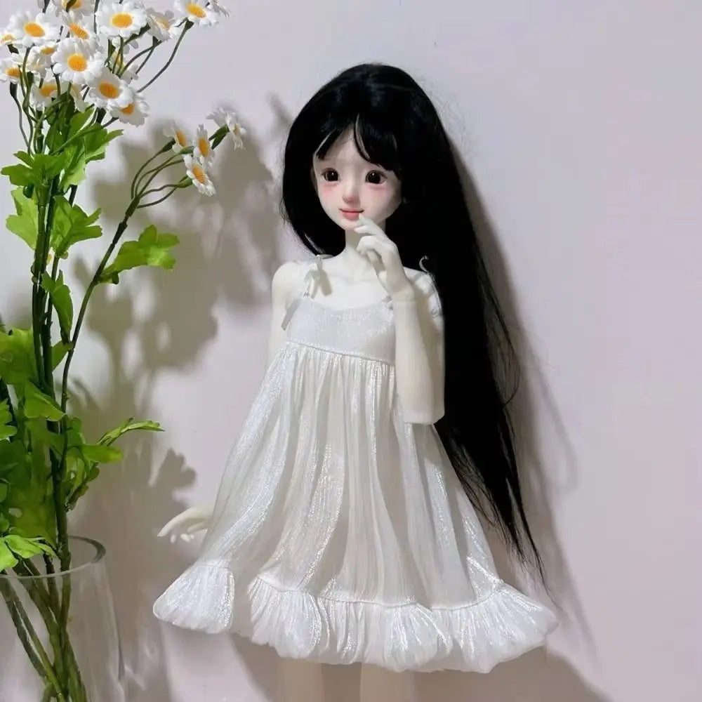 Pearlescent Doll Elegant Dresses Dress Up Humanoid Doll Princess Clothes Handmade Doll Outfit 1/6 BJD Clothes Dollhouse Toys