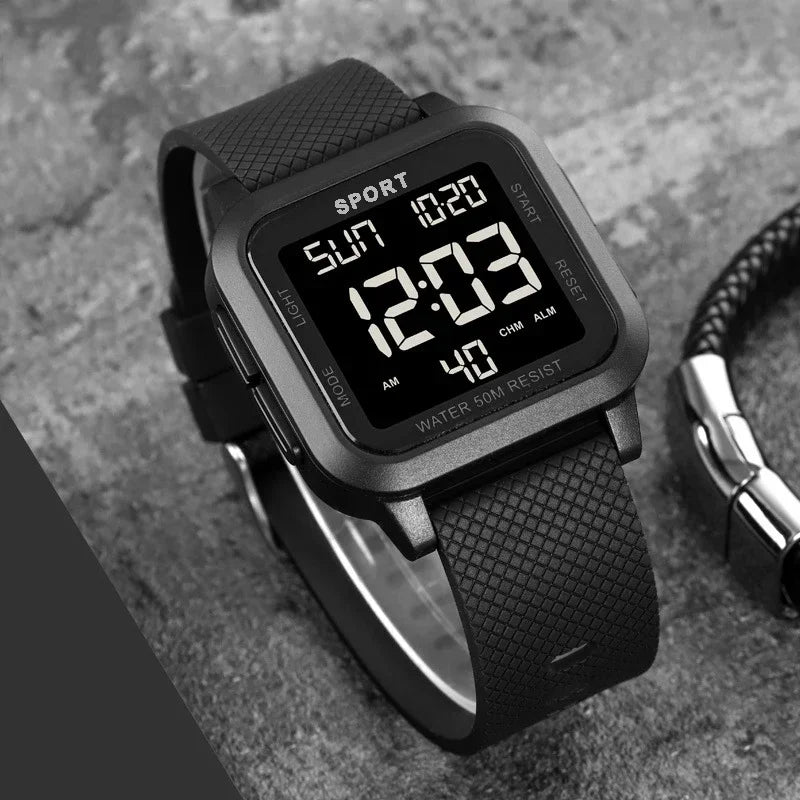 Sports Watches for Men Electronic Watch Digital Retro Style Clock Men Male Reloj Hombre Students Sports Watch Relogio Masculino