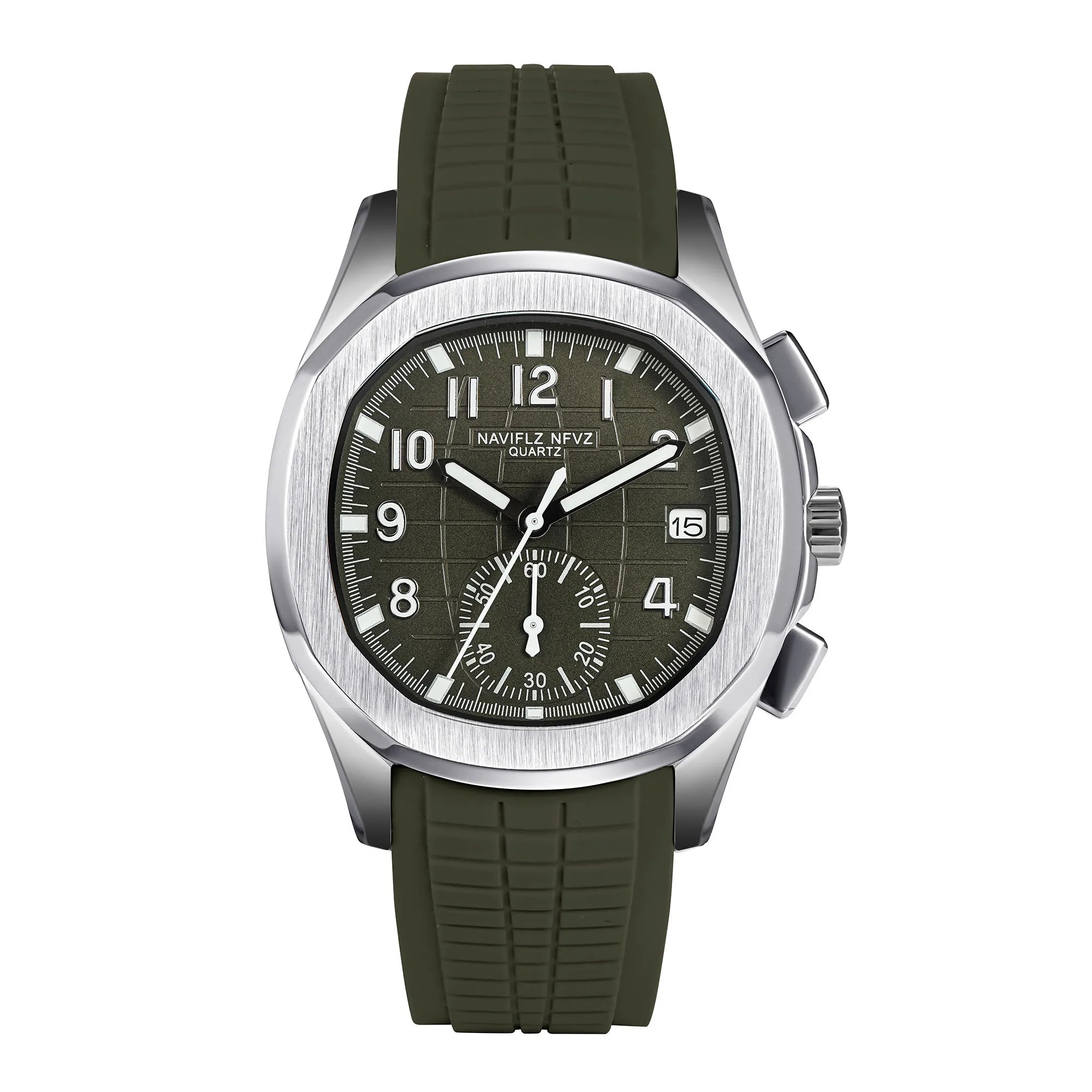 Dropshipping 2025 High Quality Selling Products Wristwatches For Men NAVIFLZ NFVZ Quartz Sports Watches Rubber Strap Waterproof