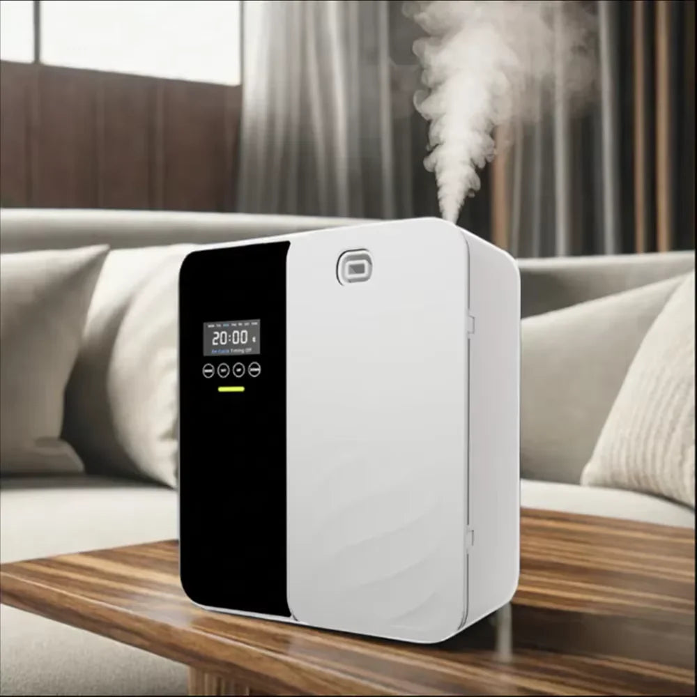 1000m³ Aroma Diffuser Machine Wall Mounted Waterless Diffuser Bluetooth Essential Oil Diffuser Electric Smell for Home