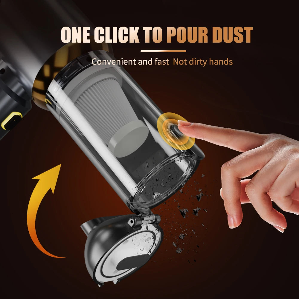 CENRR 2025 NEW Car Vacuum Cleaner Mini Powerful 998000PA Portable Vacuum Cleaner for Home Appliance Handheld Blower Car Cleaner
