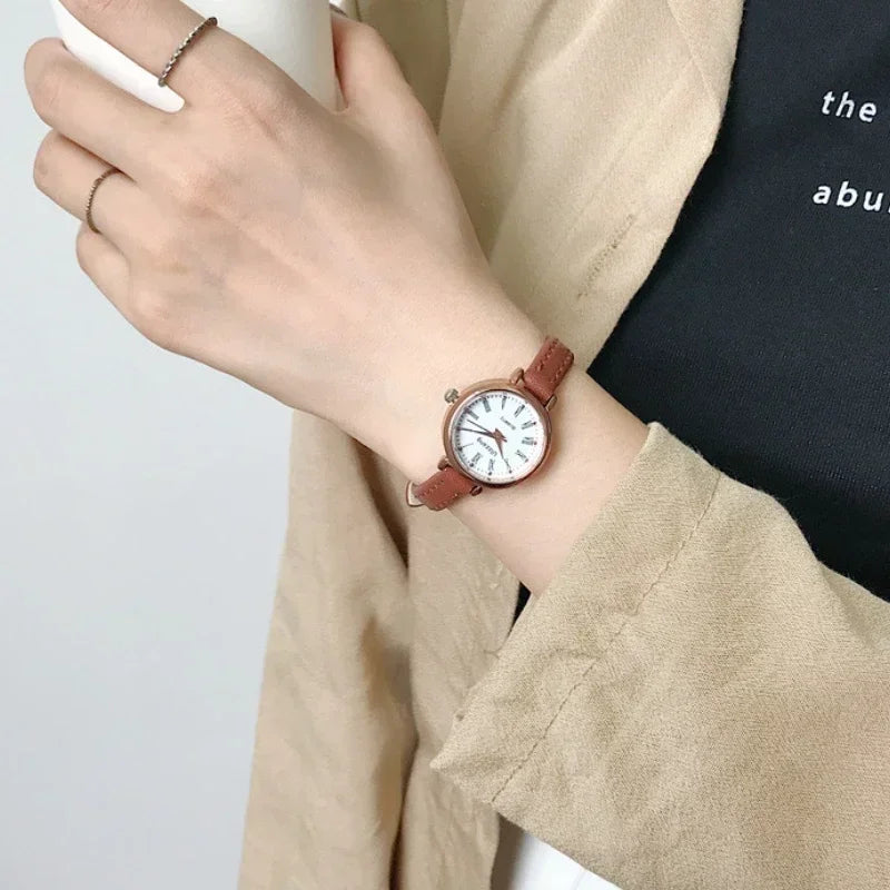 Simple Women's Watches Elegant Quartz Wristwatches Casual Watches Relogio Ladies Watch Girls Students Clock Gift Zegarek Damski