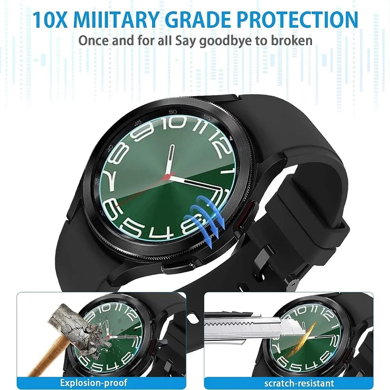 Screen Protector Compatible for Smart Watch Glass 42mm 40mm 39mm 38mm 37mm 35mm 34mm 33mm 44mm 45mm 30mm-46mm Film Smartwatch