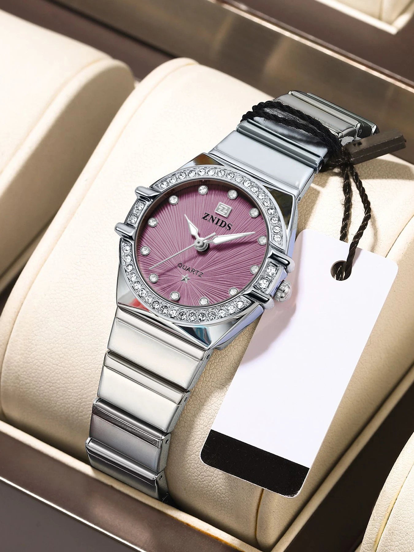 Elegant and Luxurious Women's Watch, Waterproof, Luminous, Stainless Steel, High-Quality Quartz Women's Watch, Fashionable Casual Dress Watch, Perfect Gift for Women, Exquisite Birthday Gift for Best Friend or Girlfriend, Tre