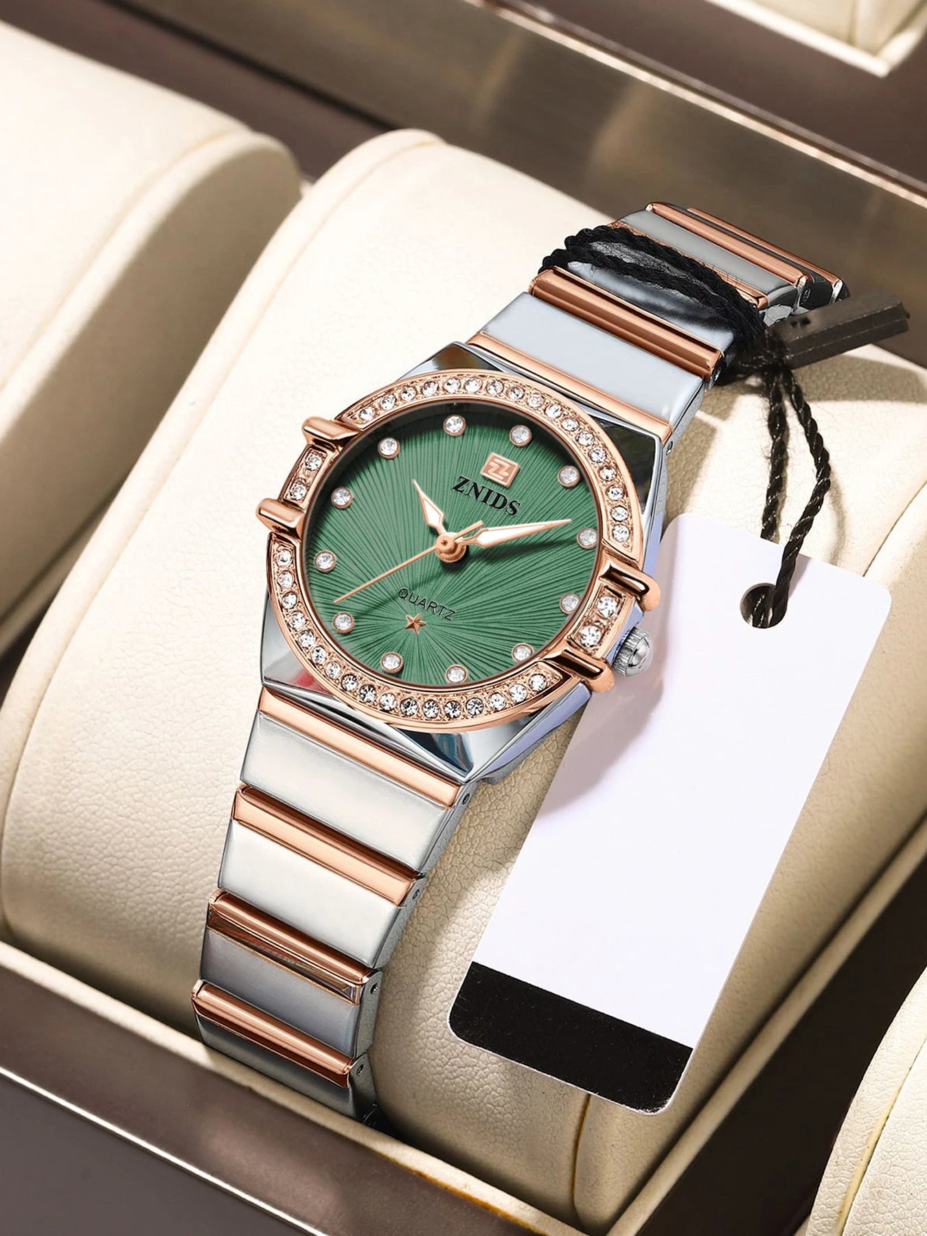 Elegant and Luxurious Women's Watch, Waterproof, Luminous, Stainless Steel, High-Quality Quartz Women's Watch, Fashionable Casual Dress Watch, Perfect Gift for Women, Exquisite Birthday Gift for Best Friend or Girlfriend, Tre