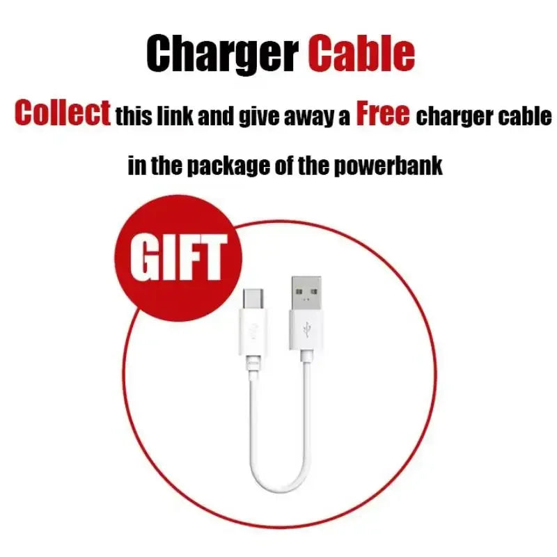 New Power Bank 200000mAh Ultra-large Capacity 120W Super Fast Charge With Digital Display Portable External Battery For phone