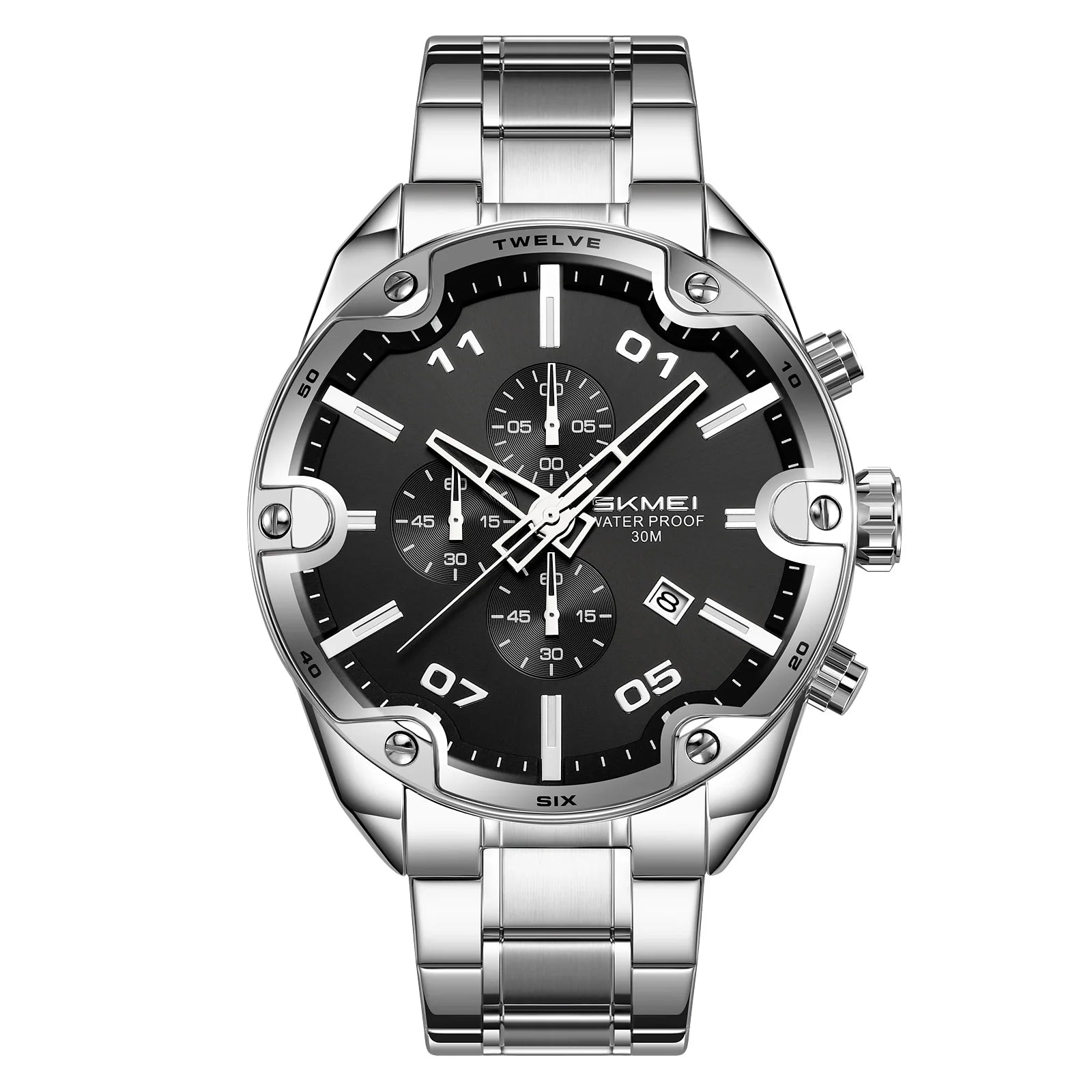 SKMEI 9387 Quartz Wristwatch Luxury Men Women Business Watch Fashion Timer 3 Bar Waterproof Sports Clock Date Countdown Display