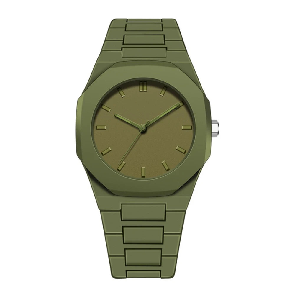2025 New Modern Simple Creative Sports and Leisure Watch Creative Design Waterproof Quartz Movement Energy Watches Gift for Men