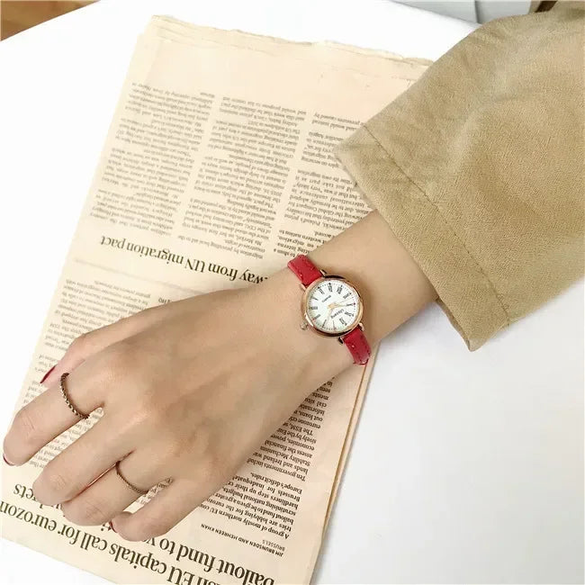 Simple Women's Watches Elegant Quartz Wristwatches Casual Watches Relogio Ladies Watch Girls Students Clock Gift Zegarek Damski