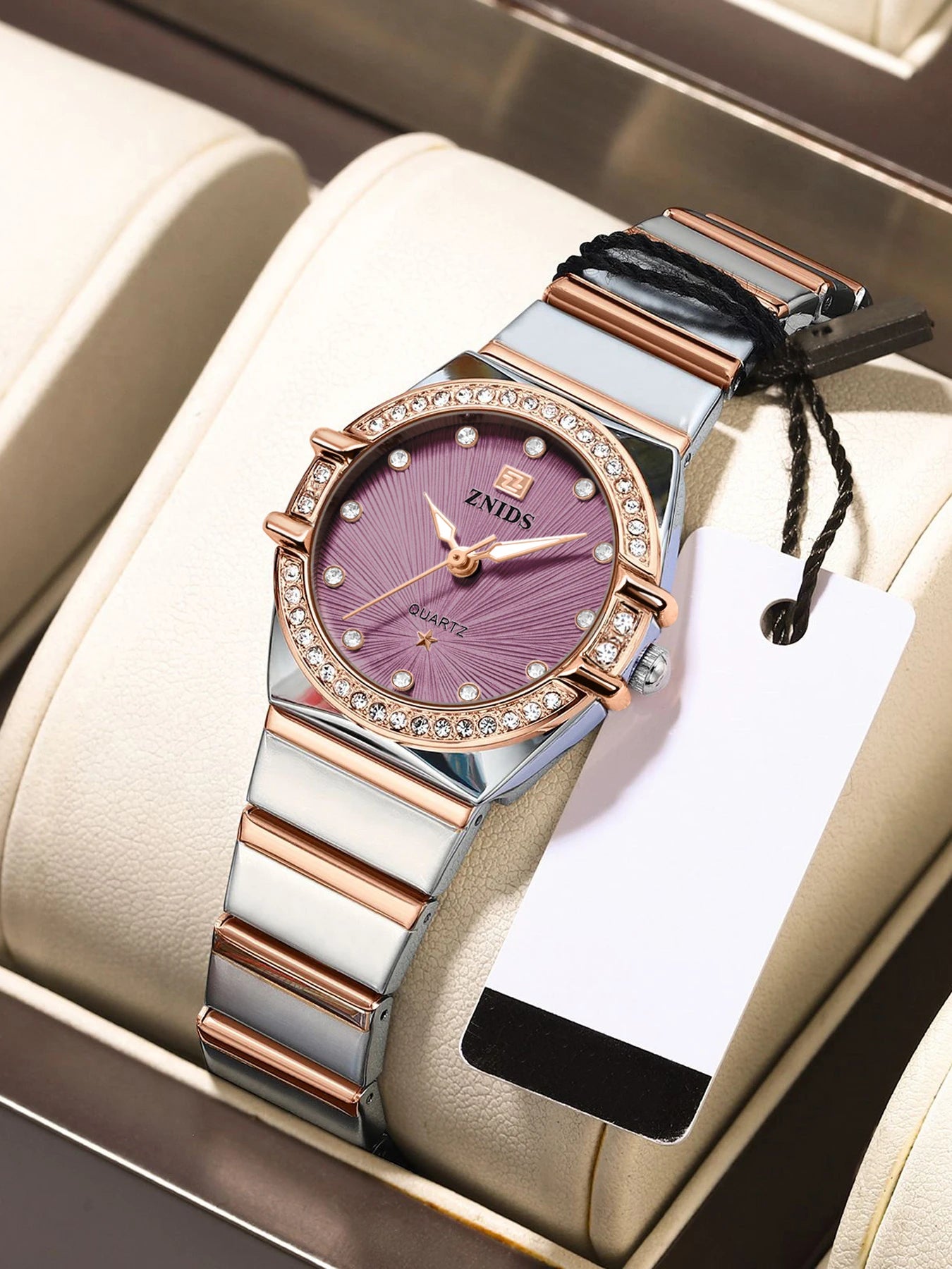 Elegant and Luxurious Women's Watch, Waterproof, Luminous, Stainless Steel, High-Quality Quartz Women's Watch, Fashionable Casual Dress Watch, Perfect Gift for Women, Exquisite Birthday Gift for Best Friend or Girlfriend, Tre