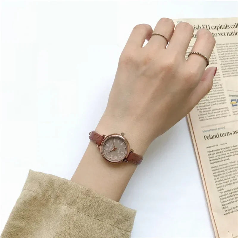 Simple Women's Watches Elegant Quartz Wristwatches Casual Watches Relogio Ladies Watch Girls Students Clock Gift Zegarek Damski