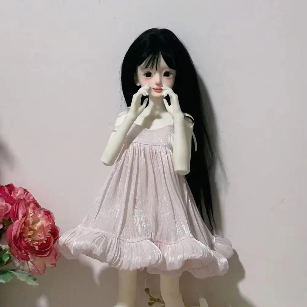 Pearlescent Doll Elegant Dresses Dress Up Humanoid Doll Princess Clothes Handmade Doll Outfit 1/6 BJD Clothes Dollhouse Toys