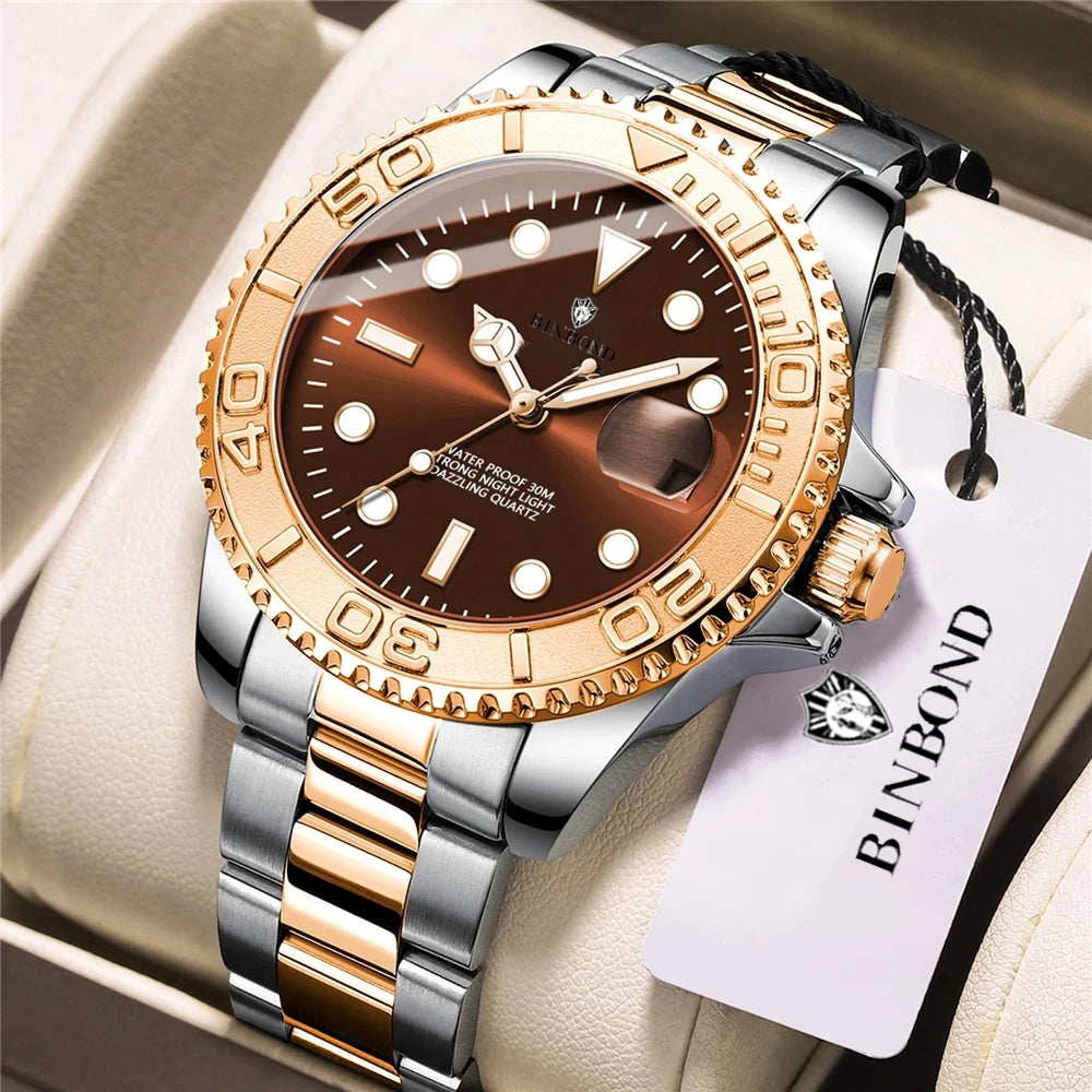 New Automatic Watch Mens Gray Digital Sports Bezel Luxury Watches For Man Fashion Quartz Wristwatches Gifts Men Tudo Por 1 Real