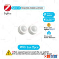 Zigbee 3.0 PIR Motion Sensor Infrared Detector Human Body Movement & Lux Brightness Light Sensor Works with Home Assistant Z2M