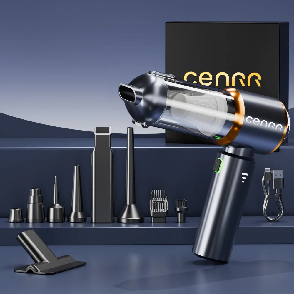 CENRR 2025 NEW Car Vacuum Cleaner Mini Powerful 998000PA Portable Vacuum Cleaner for Home Appliance Handheld Blower Car Cleaner