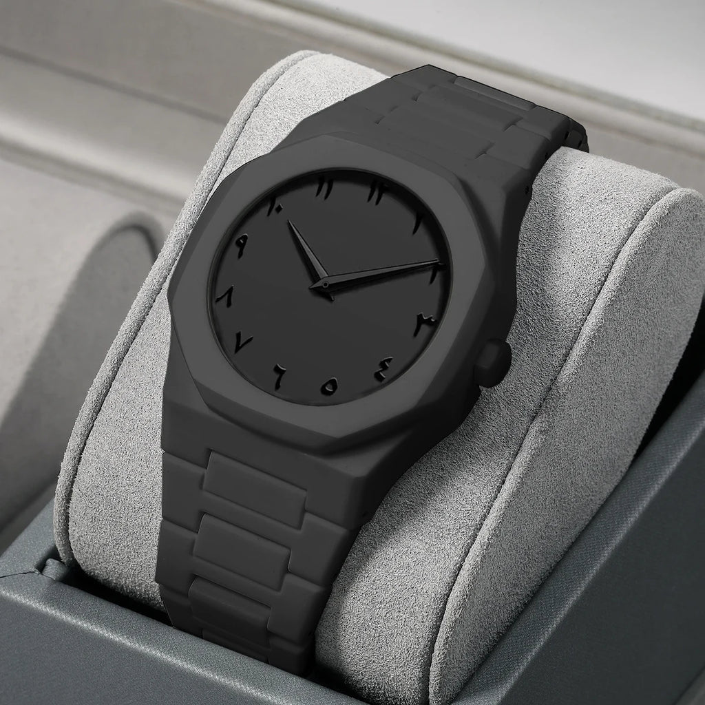 2025 New Modern Simple Creative Sports and Leisure Watch Creative Design Waterproof Quartz Movement Energy Watches Gift for Men