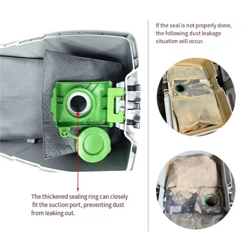 Reusable Vacuum Cleaner Bag For Festool CTL CTM 26 , Reusable Filter Bag, Eco-Friendly Alternative Black A62X