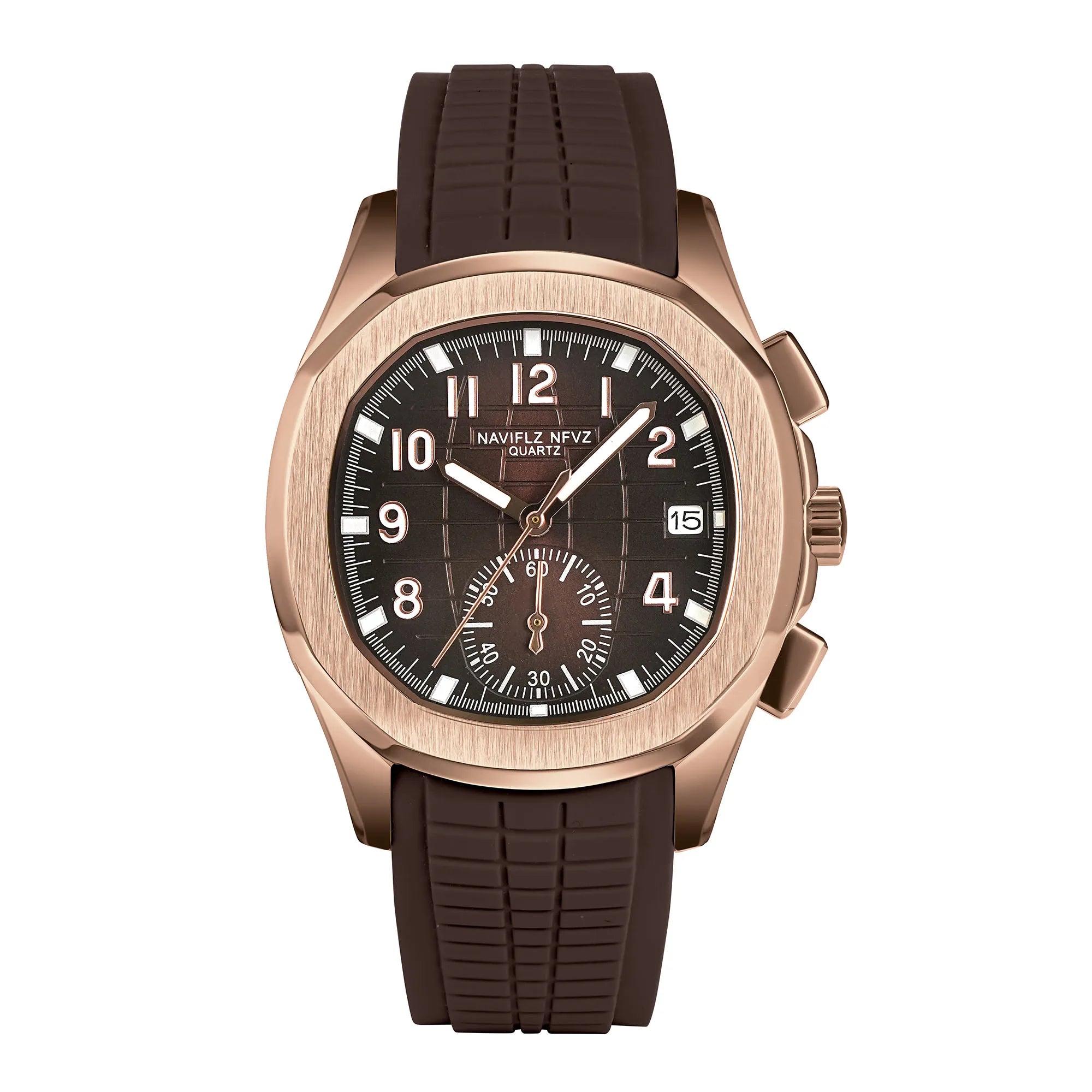 Dropshipping 2025 High Quality Selling Products Wristwatches For Men NAVIFLZ NFVZ Quartz Sports Watches Rubber Strap Waterproof