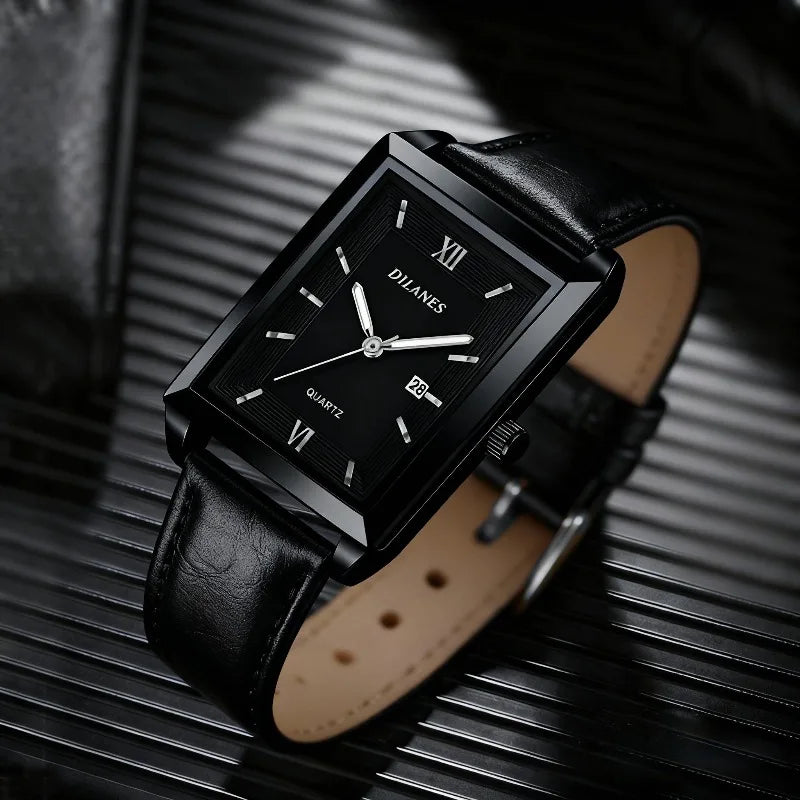 Top Brand Men Watches Fashion Simple Leather Band Analog Quartz Wrist Watches Casual Business Male Clock Gift reloj de hombre