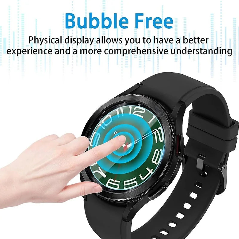 Screen Protector Compatible for Smart Watch Glass 42mm 40mm 39mm 38mm 37mm 35mm 34mm 33mm 44mm 45mm 30mm-46mm Film Smartwatch