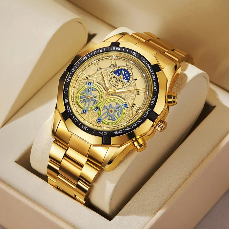 Watches for Man Quartz Watches Top Brand Luxury Business Wristwatch Waterproof Luminous Watch Men Clock Relogio Masculino