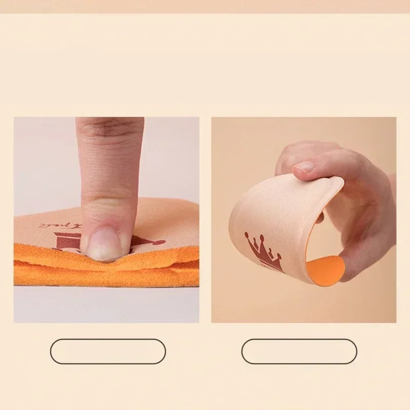 1/10PCS Women Non-slip Crown Forefoot Pads Pain Relief Insert Half Size Insoles Cushions Anti-pain Orthopedic Half Paddings